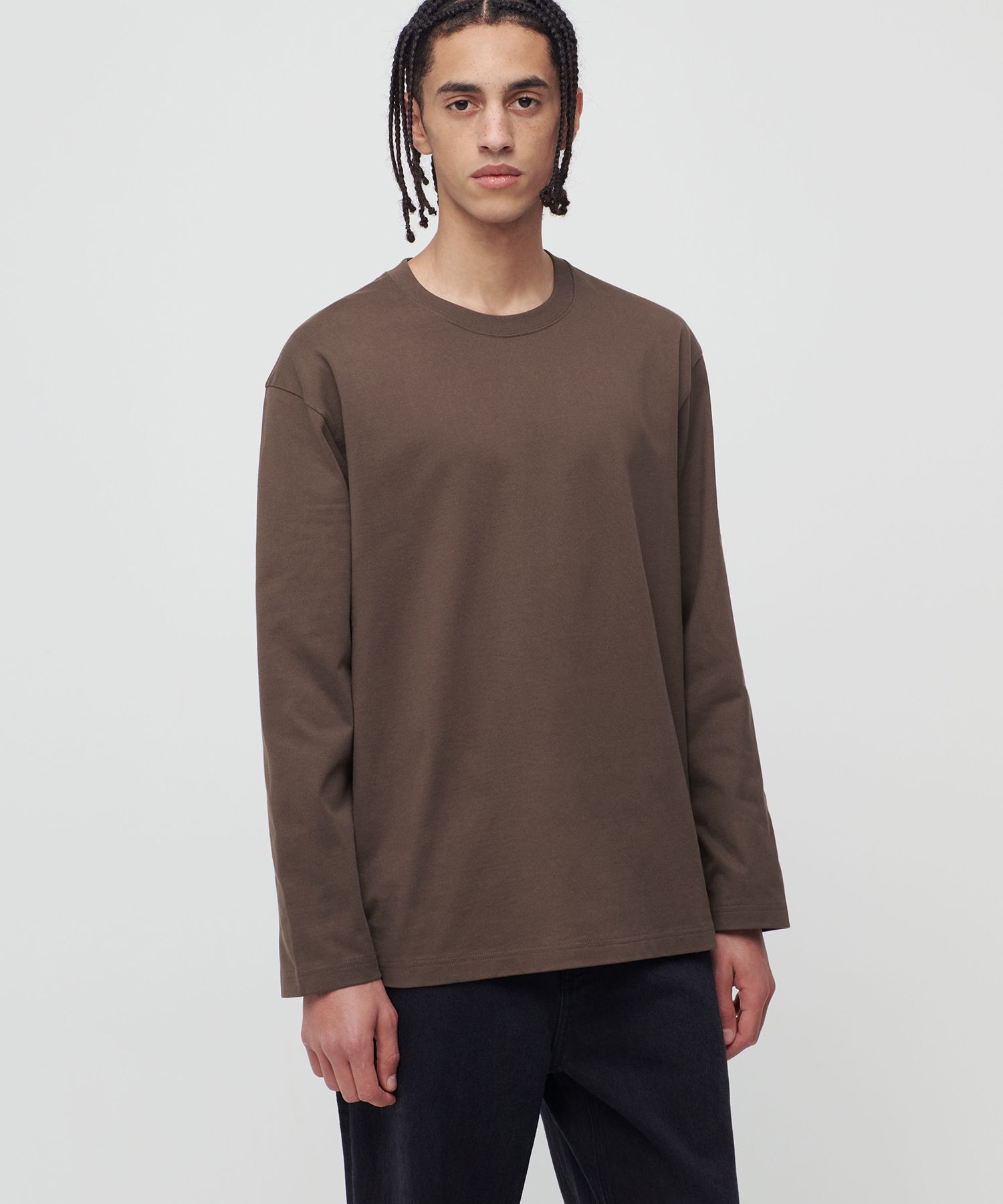 Tシャツ・カットソー *MUSINSA STANDARD* Heavyweight Relaxed Crew Neck Long Sleeve MUSINSA | MUSINSA STANDARD Heavyweight Relaxed Crew Neck