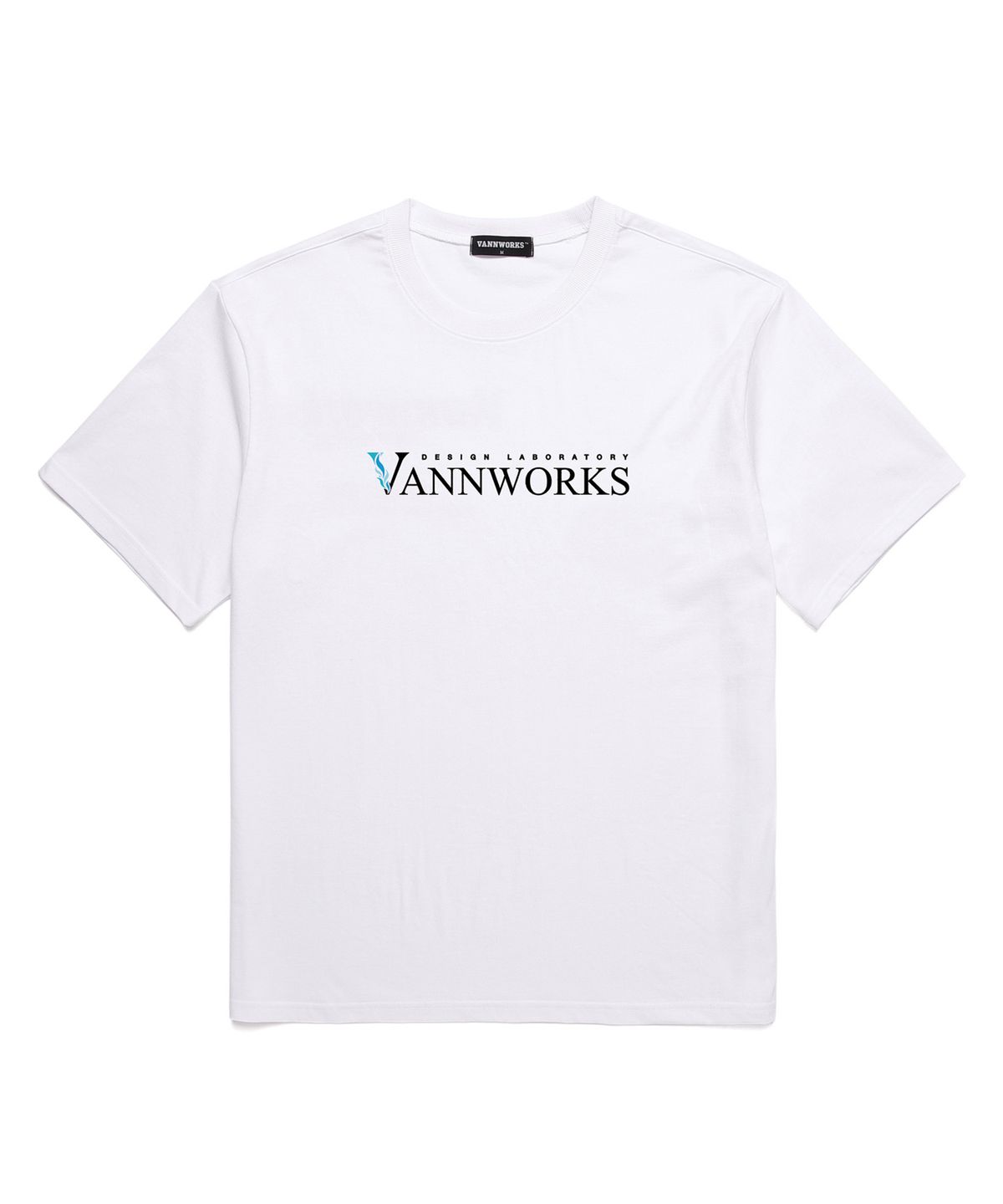 밴웍스(VANNWORKS) New V Logo front 오버핏 반팔 티셔츠(VNCTS206) 화이트