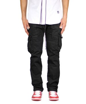 블랙 스트레이트 레그 팬츠