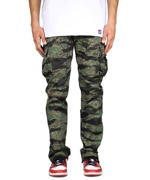 우드 타이거 스트레이트 레그 팬츠