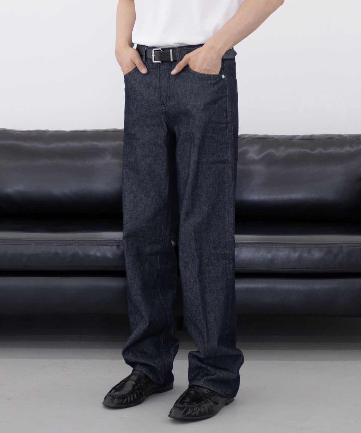 브랜디드(BRANDED) 1898 BLANK JEANS [WIDE STRAIGHT]