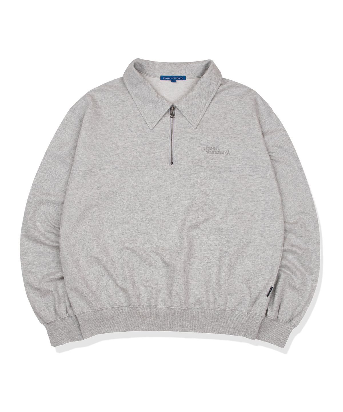 스트리트 스탠다드(STREET STANDARD) SP-HALF ZIP SWEATSHIRT