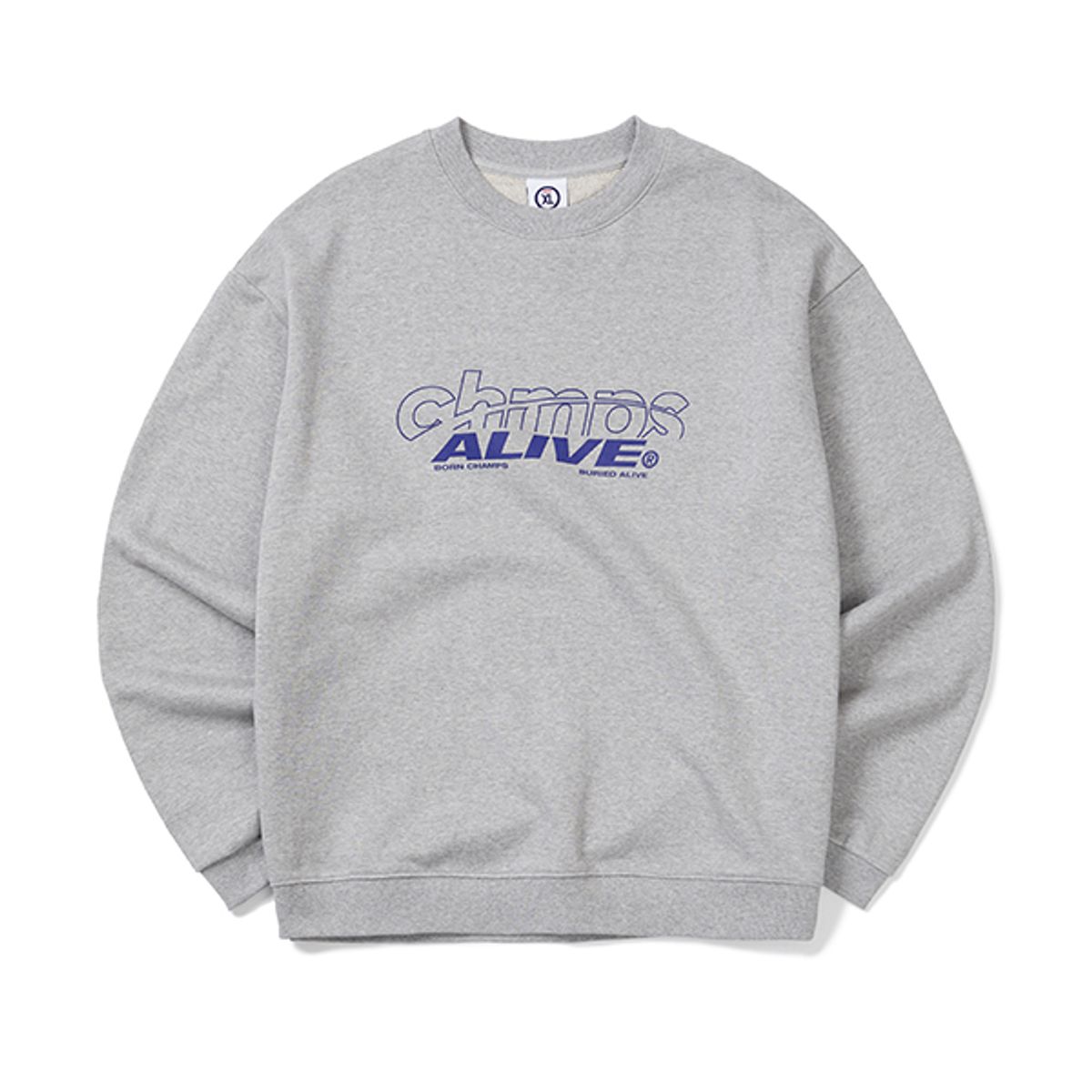 본챔스(BORN CHAMPS) BC X BA CHMPS ALIVE 스웨트셔츠 B21ST01GY