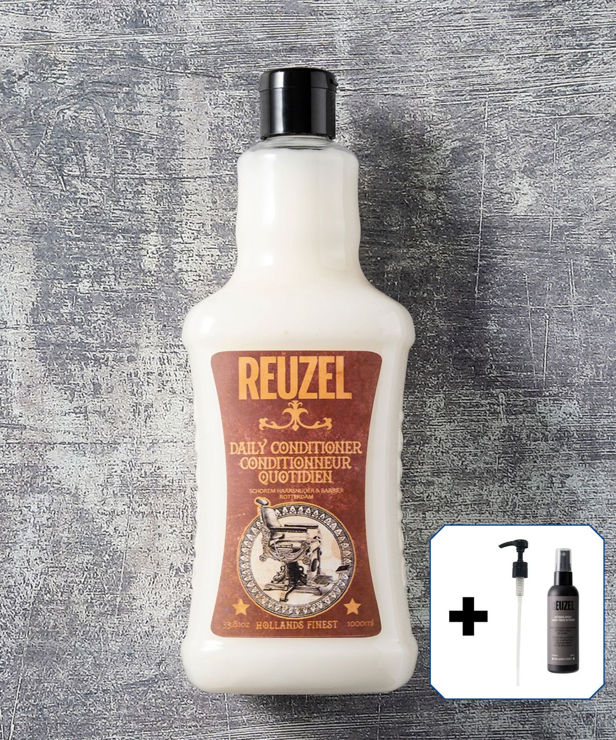 리우젤(REUZEL) 데일리 컨디셔너 1000ml /  리터펌프, 익스트림 스프레이 100ml 증정