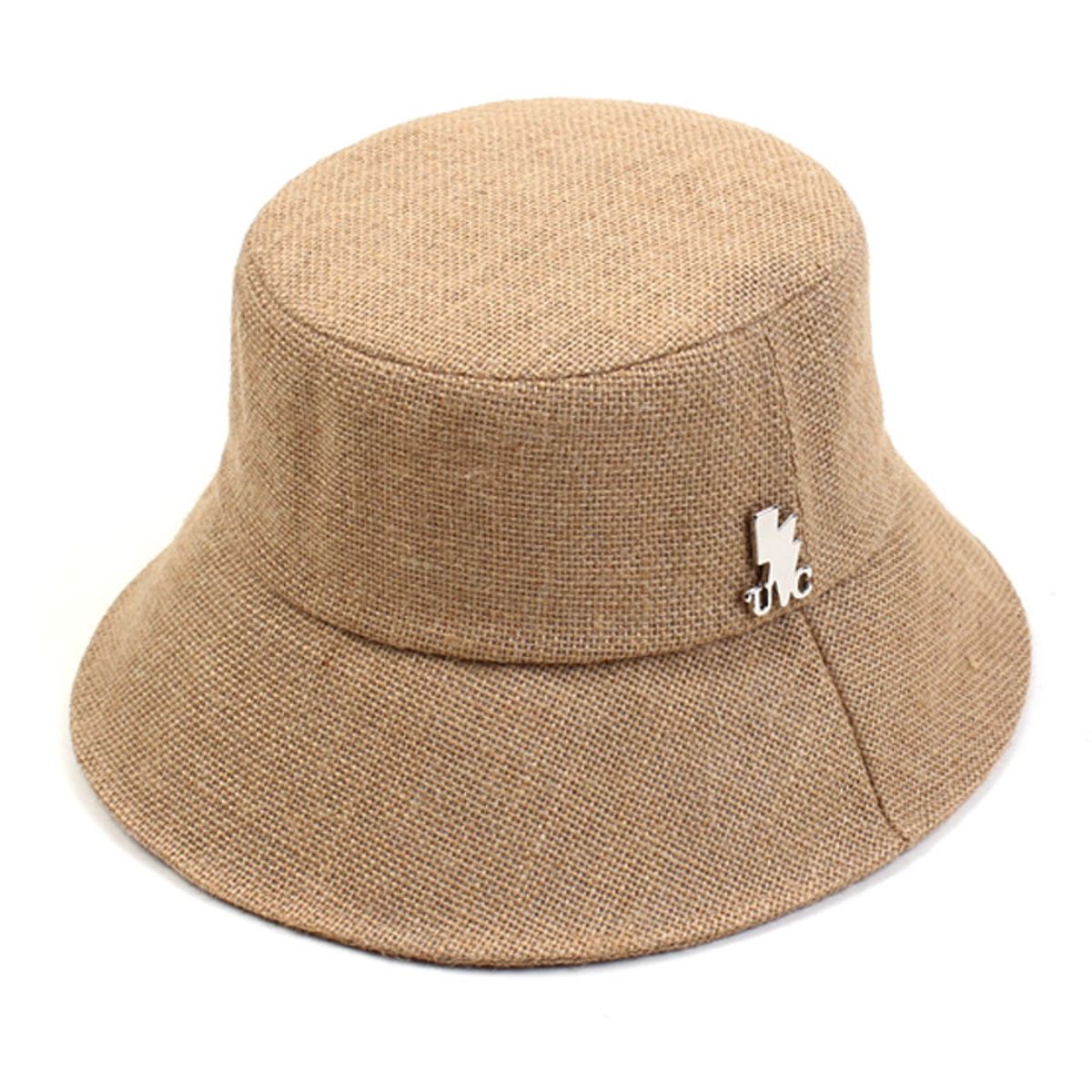 유니버셜 케미스트리(UNIVERSAL CHEMISTRY) SV Thunder Linen Beige Bucket Hat 린넨버킷햇