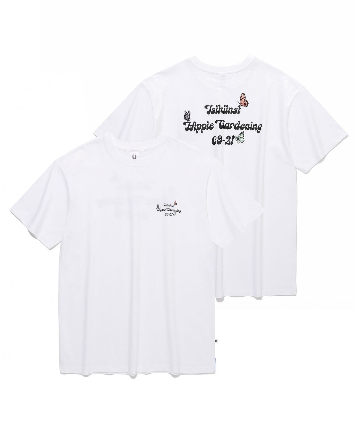 이스트쿤스트(ISTKUNST) BUTTERFLY LOGO TEE_WHITE(IK2BMMT512A)