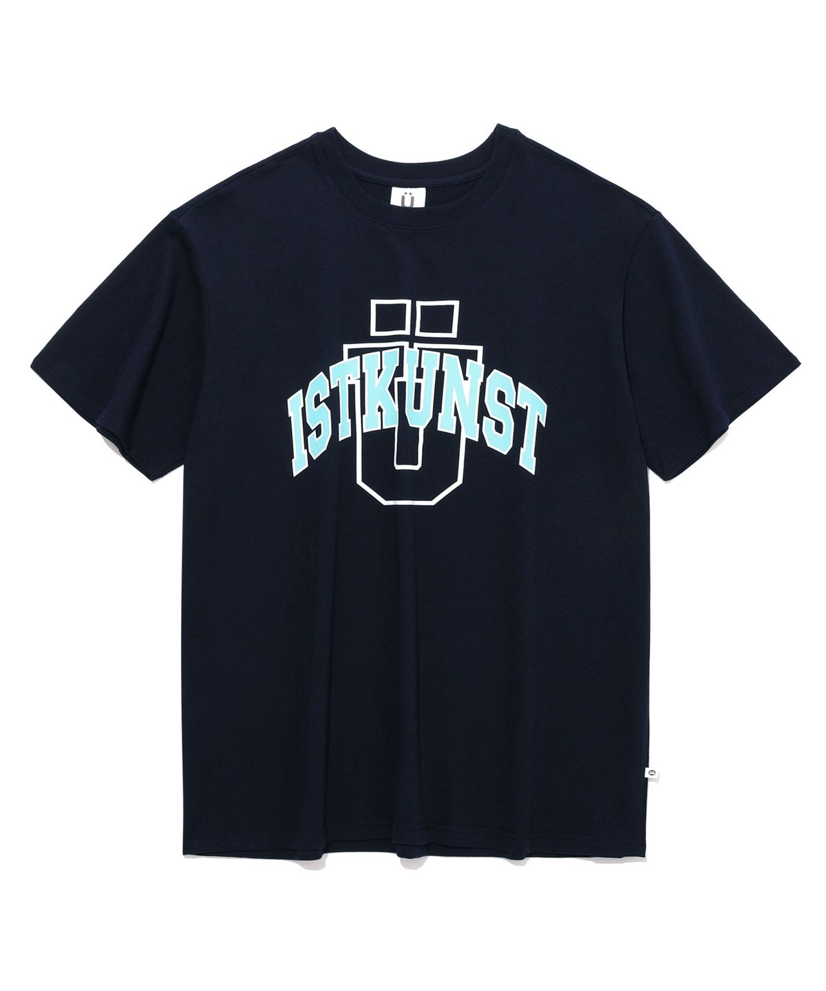 이스트쿤스트(ISTKUNST) UNIVERSITY EMBLEM TEE_NAVY(IK2BMMT524A)