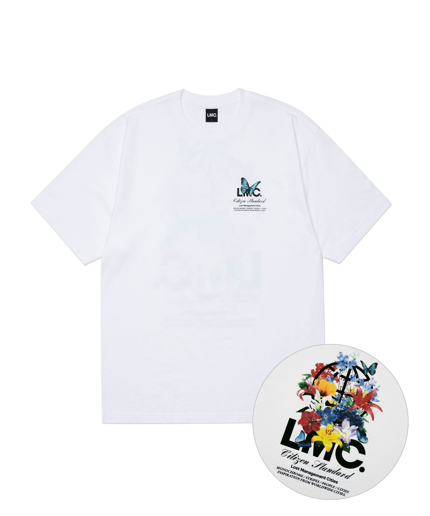 Tシャツ・カットソー LMC FLOWER GARDEN TEE white 0LM45STS209WHT MUSINSA | LMC LMC FLOWER GARDEN TEE white