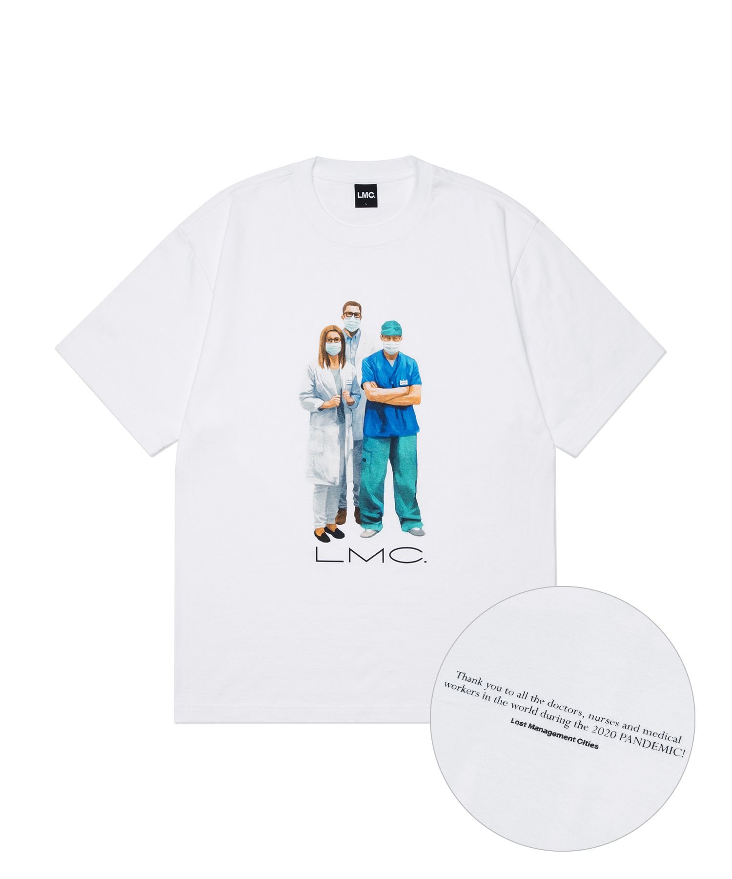 MUSINSA公式 | LMC LMC MEDICAL WORKERS TEE white
