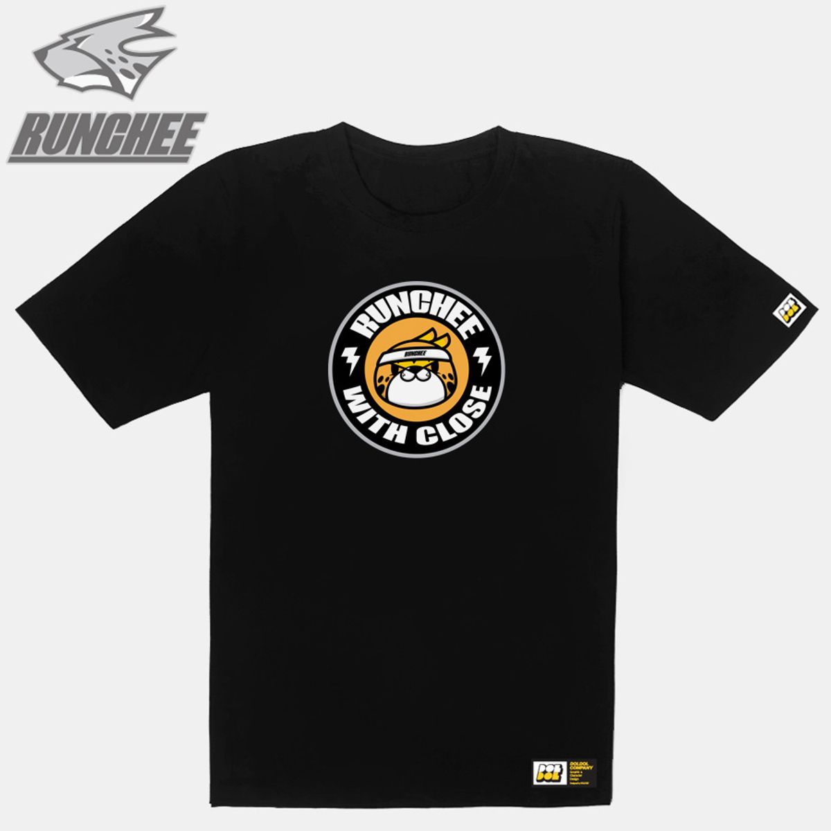 돌돌(DOLDOL) RUNCH-T-06 런닝 치타 런치 캐릭터 그래픽 티셔츠