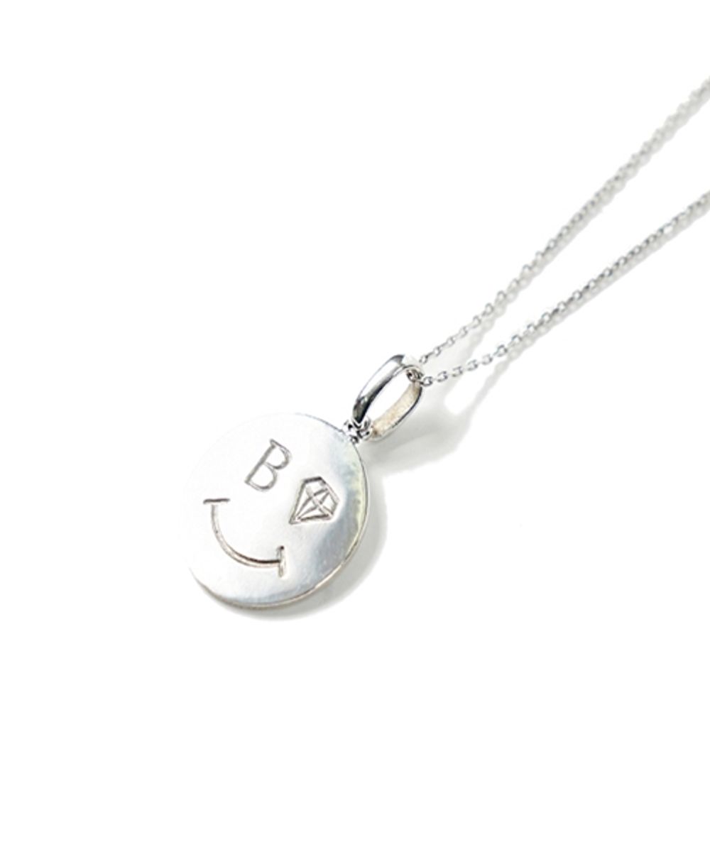 봉보(BONBEAU) Smile coin long silver Necklace 실버 925 스마일 코인팬던트 롱 은목걸이 - 후기 |  무신사