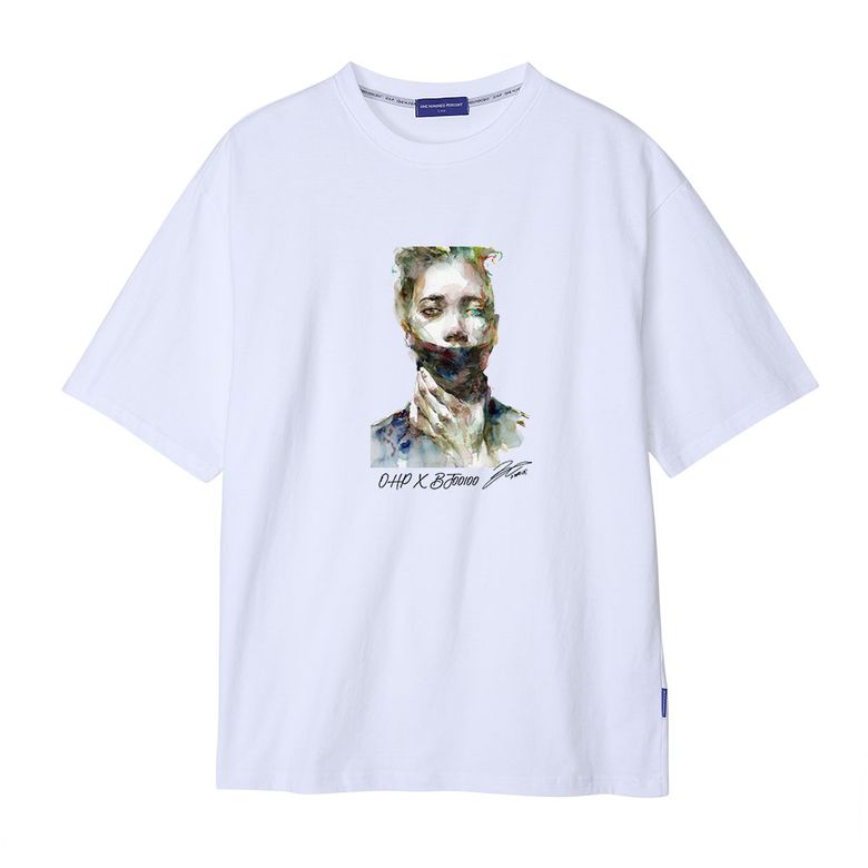 OHP X BJ.KO 타일러 세미오버 반팔티