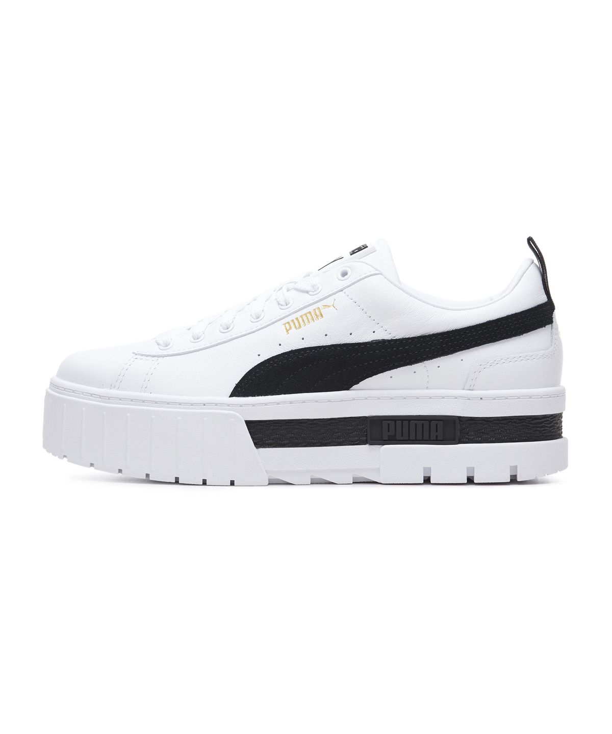 푸마(PUMA) 메이즈 레더 Wns - 화이트:블랙 / 381983-01