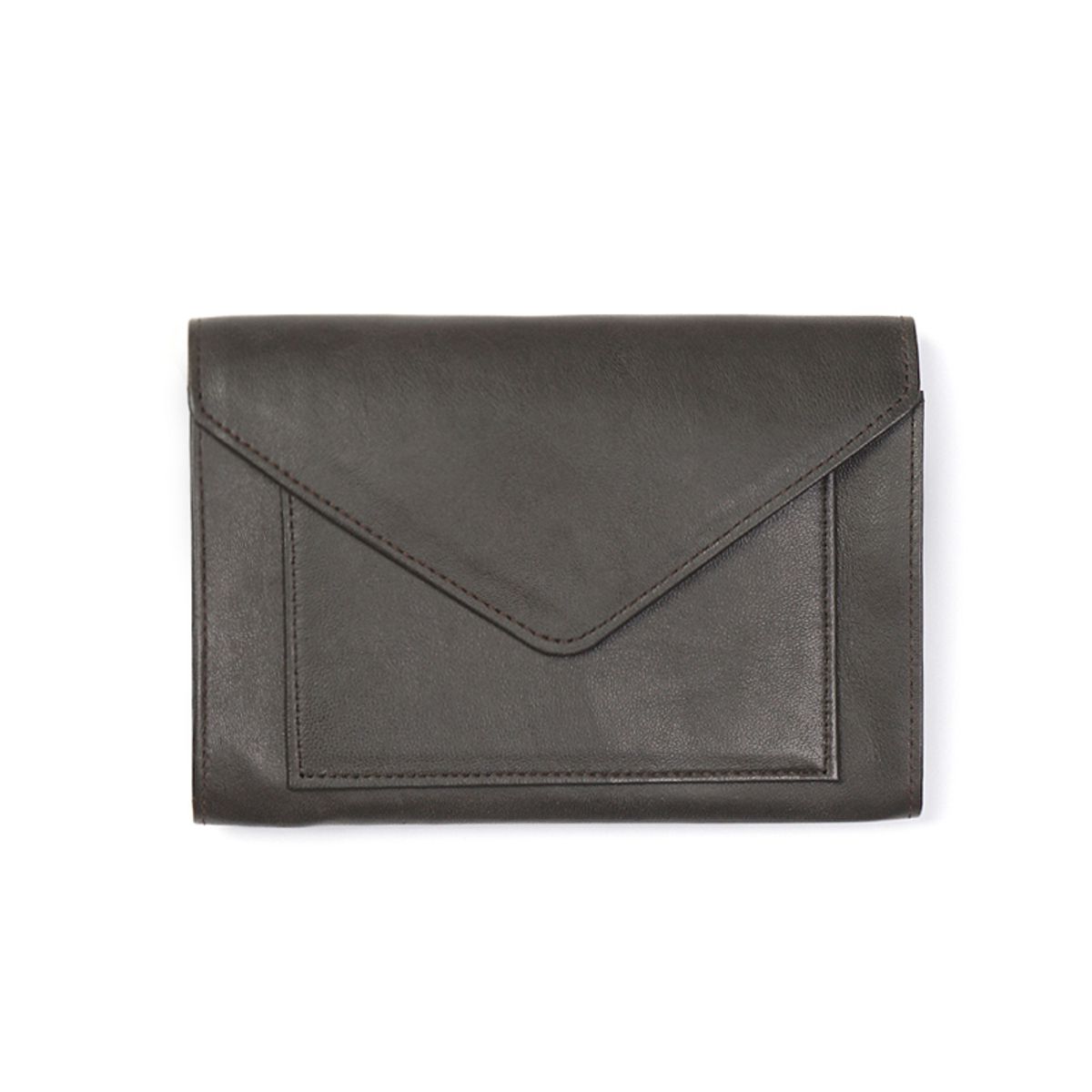 츄바스코(CHUBASCO) Passport travel wallet dark brown CPP02