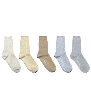 [라이트 멜란지 5팩]WORK0 기본 립양말