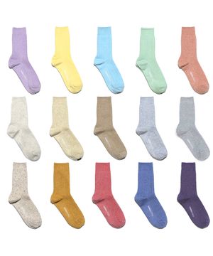 [멜란지 4컬러 선택팩][15컬러]WORK0 기본 립양말