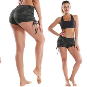 리플렉스 카모플라쥬사이드스티어링 숏팬츠요가복_D17