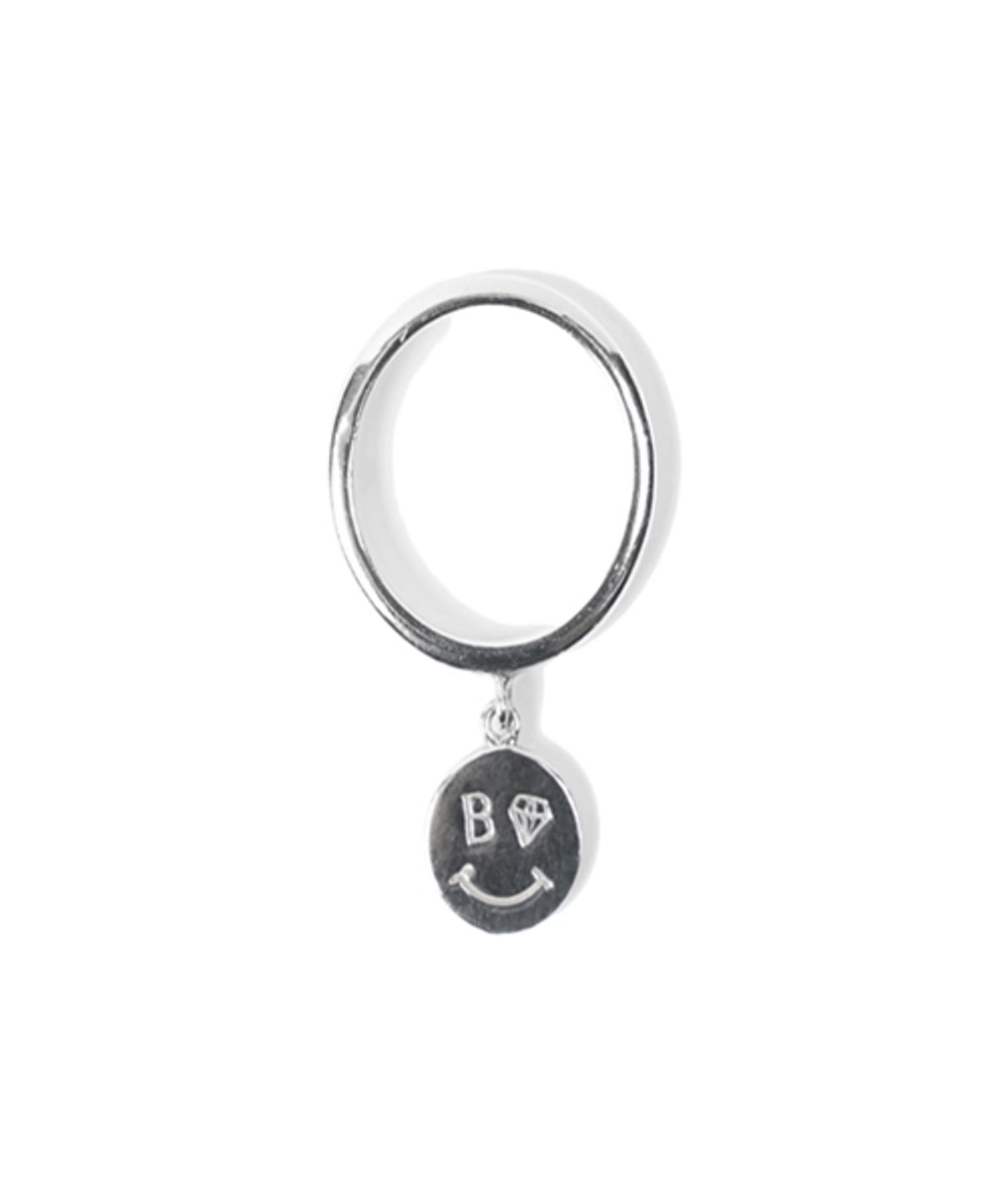 봉보(BONBEAU) Smile drop ring 스마일 코인 반지
