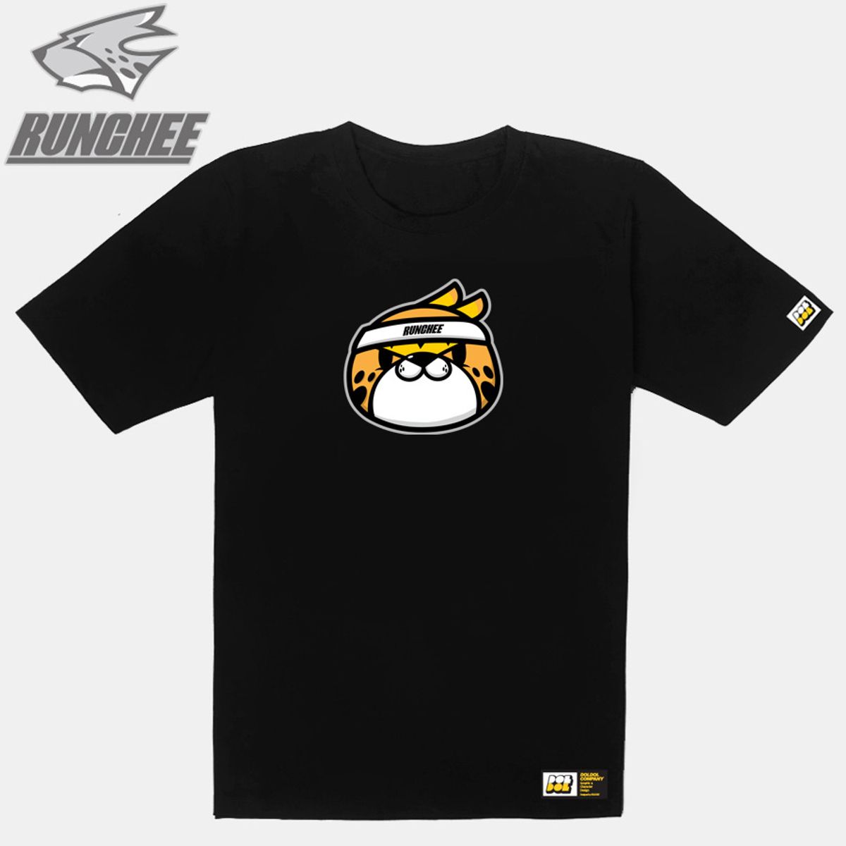 돌돌(DOLDOL) RUNCH-T-19 런닝 치타 런치 캐릭터 그래픽 티셔츠