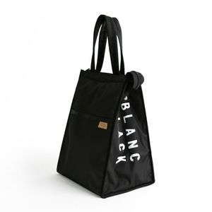 [블랑블랙] 에코 보온보냉 쿨러백 M [블랙]