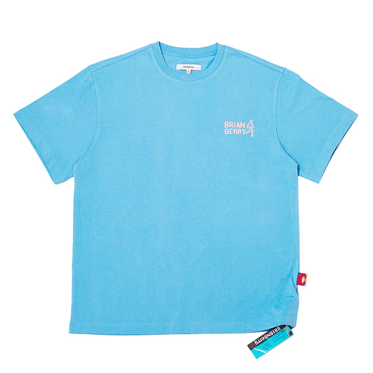 브라이언베리(BRIAN BERRY) BUILD LOGO TEE_S/BLUE