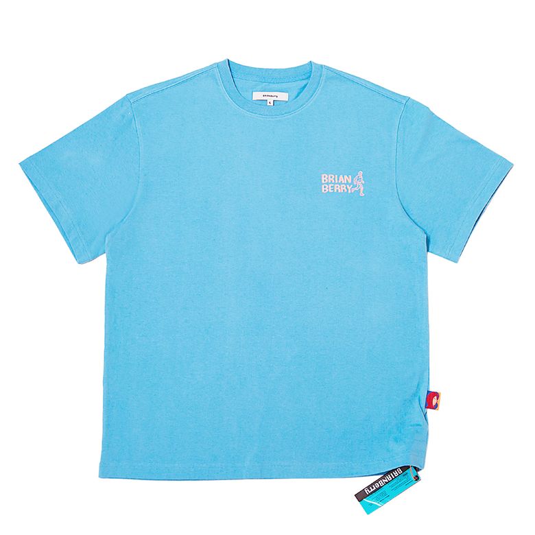 BUILD LOGO TEE_S/BLUE