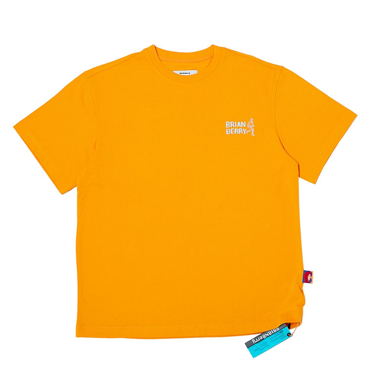브라이언베리(BRIAN BERRY) BUILD LOGO TEE_L/ORANGE
