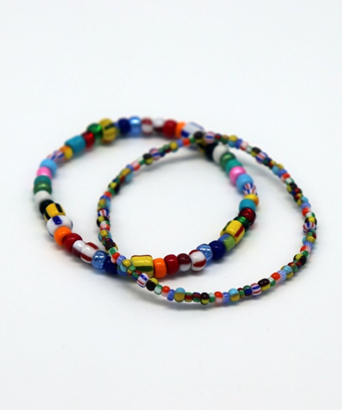 봉보(BONBEAU) Print beads mix layered Bracelet 레이어드 패션 비즈팔찌