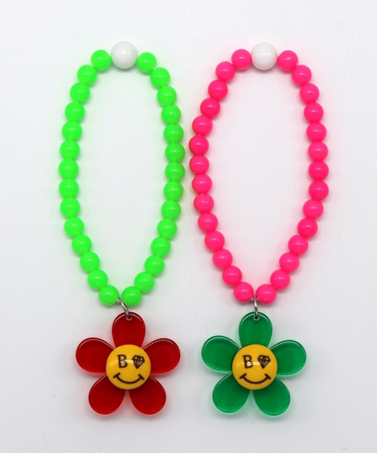 봉보(BONBEAU) Daisy smile neon colorball Bracelet 컬러 스마일 데이지 팔찌