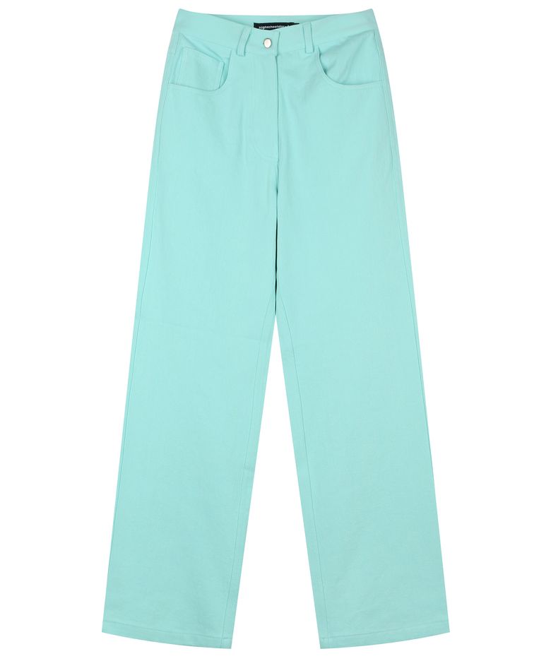 flower pants_mint