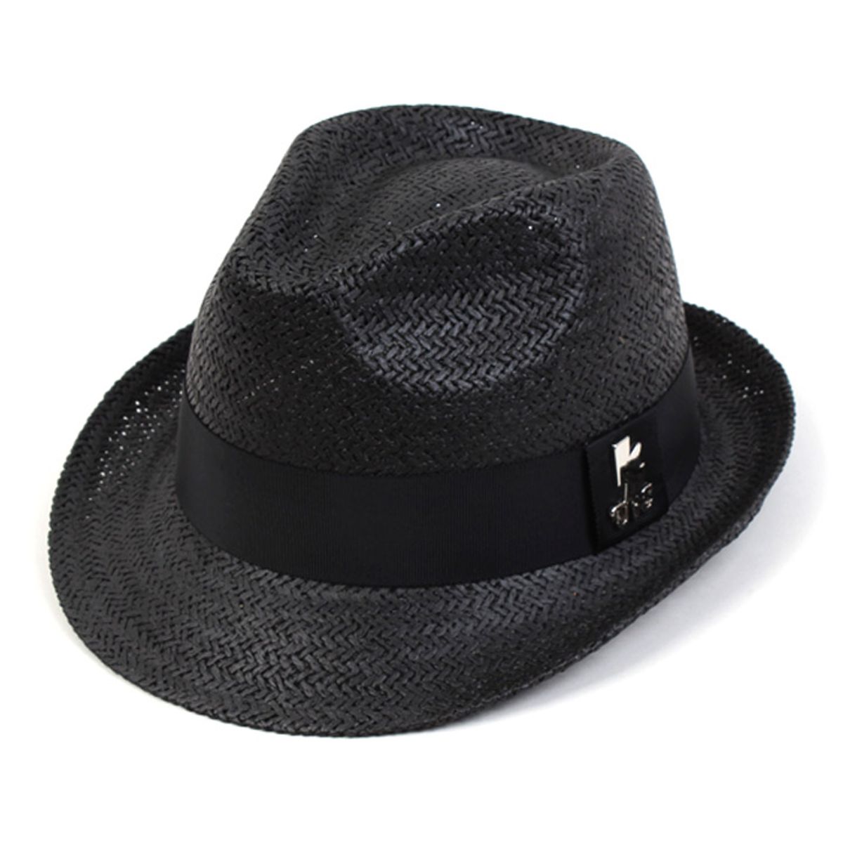 유니버셜 케미스트리(UNIVERSAL CHEMISTRY) BU Summer Black Short Fedora 여름페도라