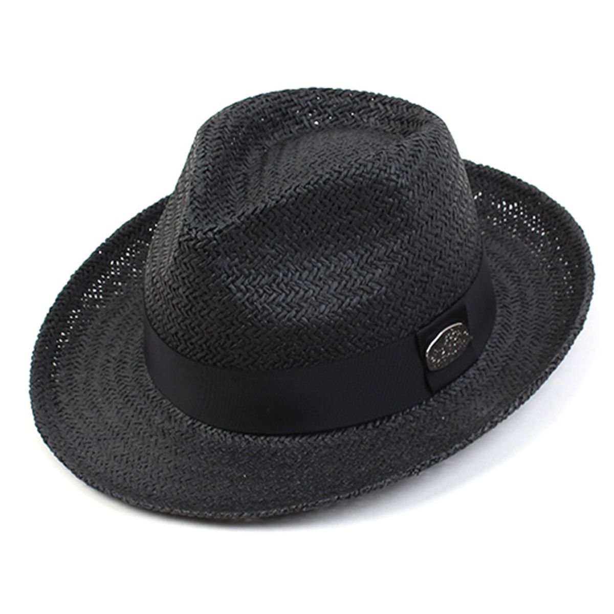 유니버셜 케미스트리(UNIVERSAL CHEMISTRY) BU Summer Black Long Fedora 여름페도라
