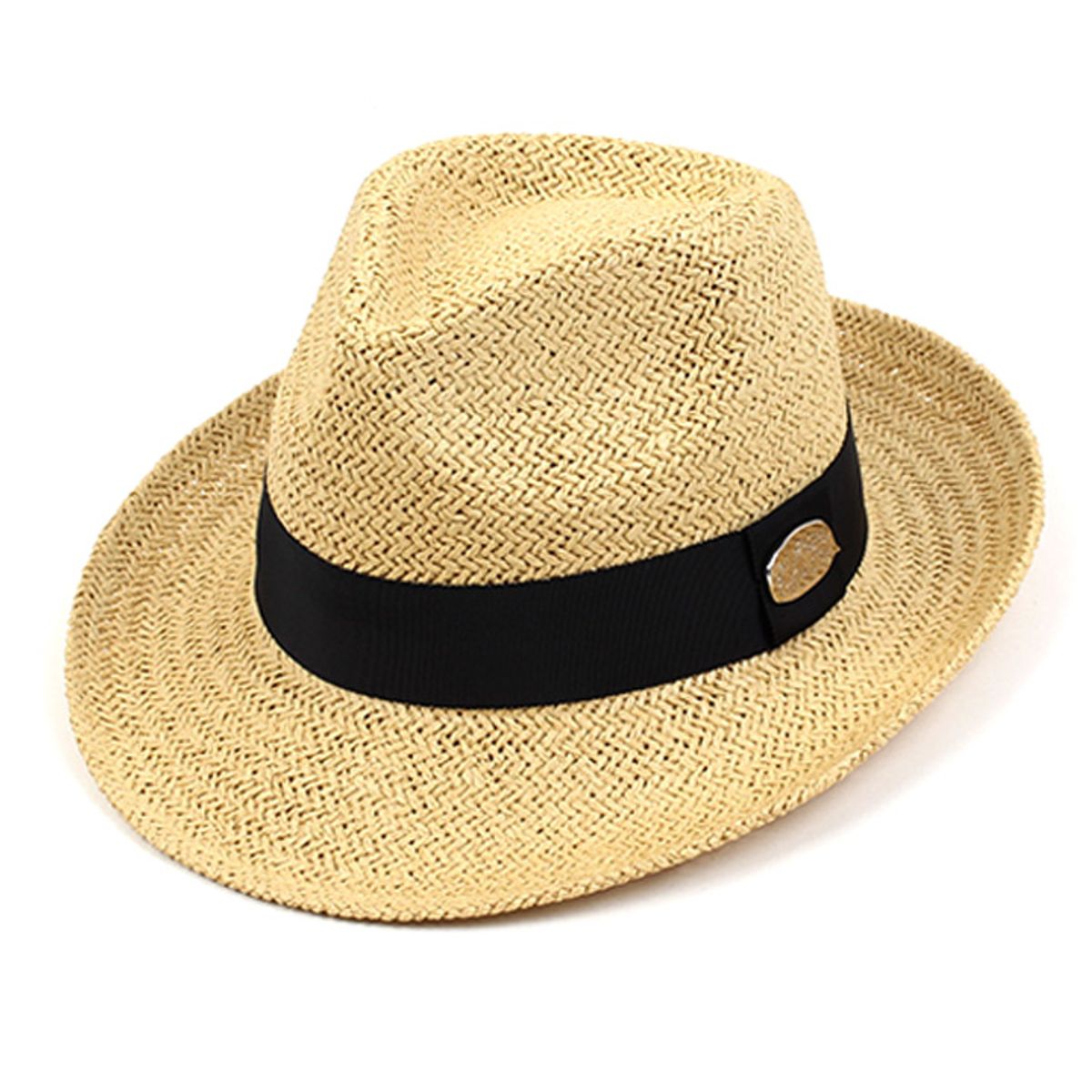 유니버셜 케미스트리(UNIVERSAL CHEMISTRY) BU Summer Beige Long Fedora 여름페도라