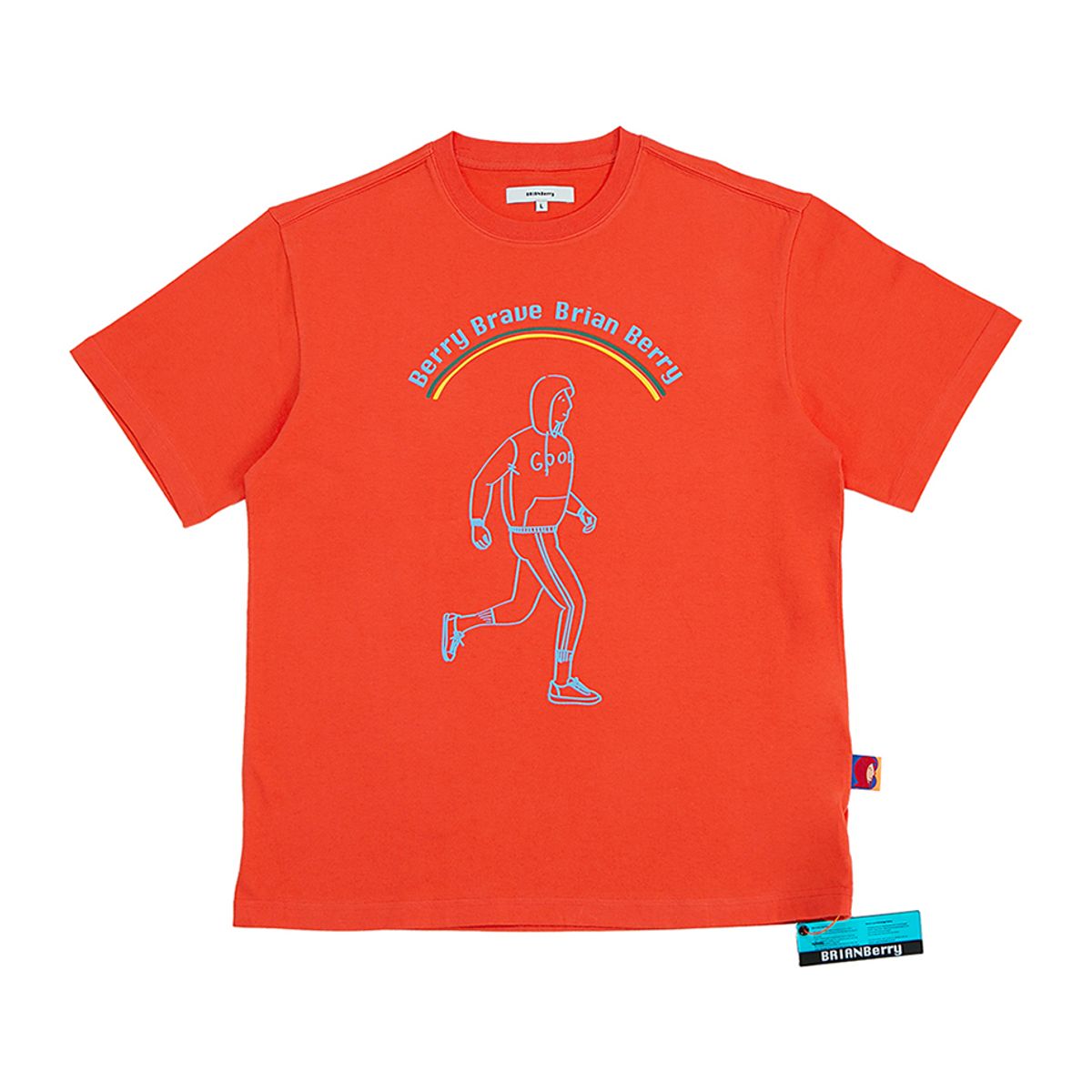 브라이언베리(BRIAN BERRY) SIGNATURE TEE_B/ORANGE