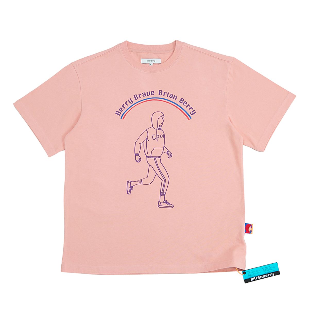 브라이언베리(BRIAN BERRY) SIGNATURE TEE_PEACH
