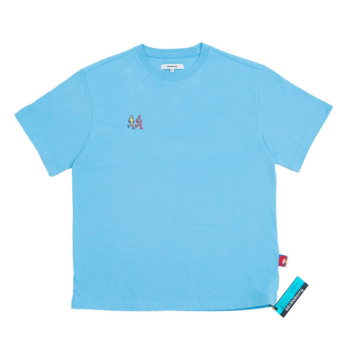 브라이언베리(BRIAN BERRY) TWINS WAPPEN TEE_S/BLUE