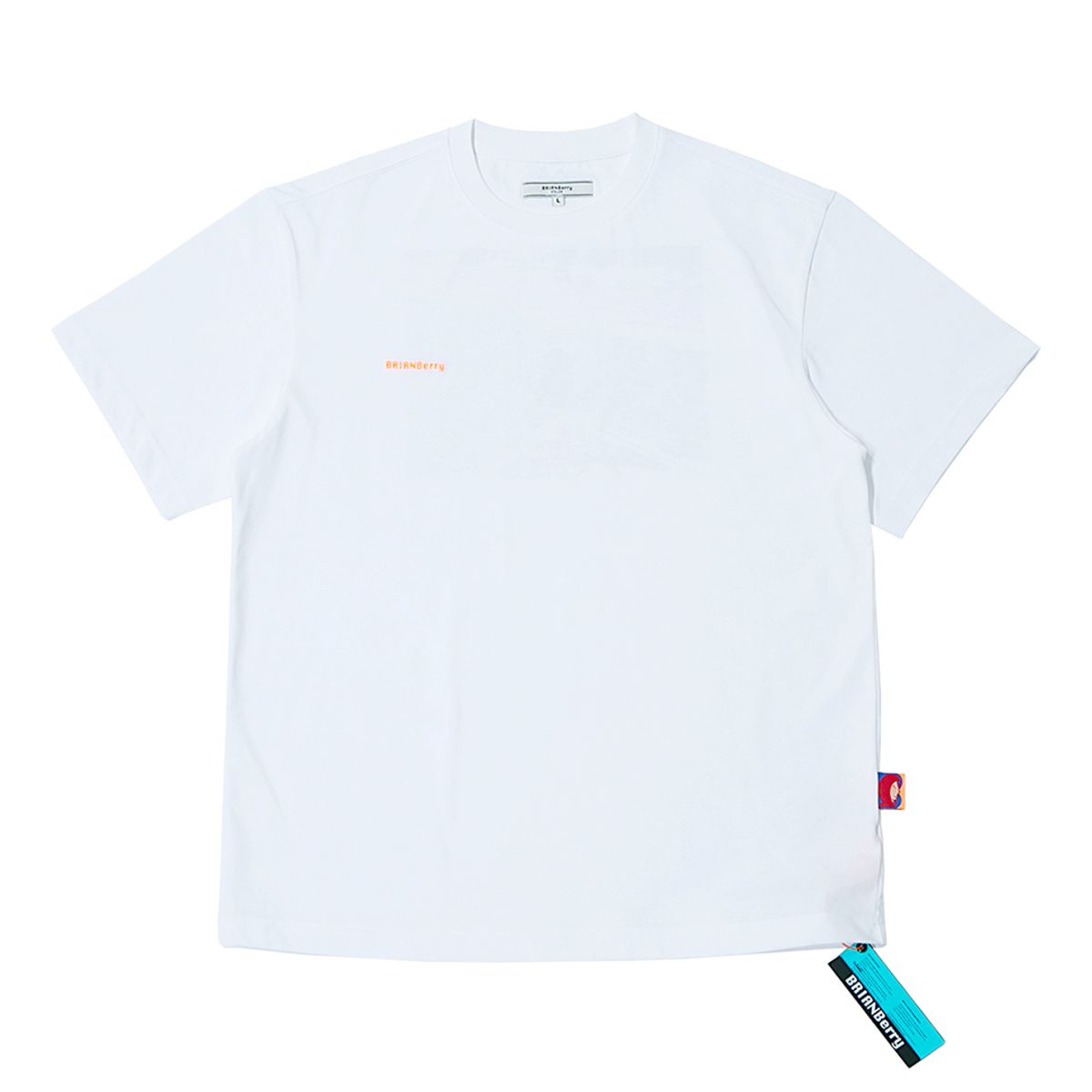 브라이언베리(BRIAN BERRY) POOL GRAPHIC TEE_WHITE