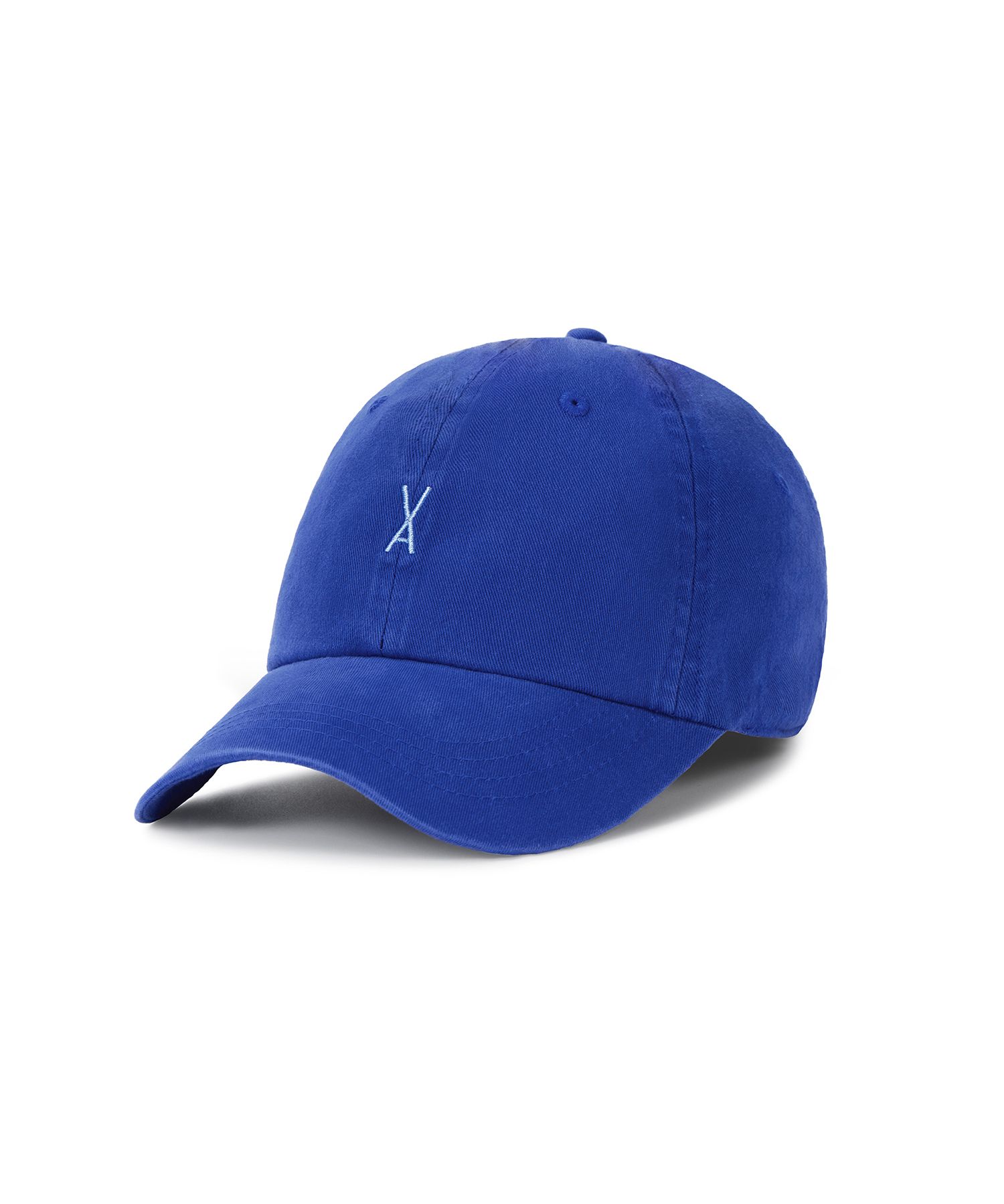 MUSINSA | VARZAR Logo Overfit Chino Ball Cap Blue