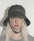 스트랩 버킷햇 STRAP BUCKET / LINEN TW / B BLACK