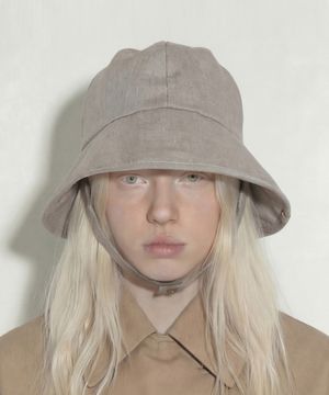스트랩 버킷햇 STRAP BUCKET / LINEN TW / L BROWN