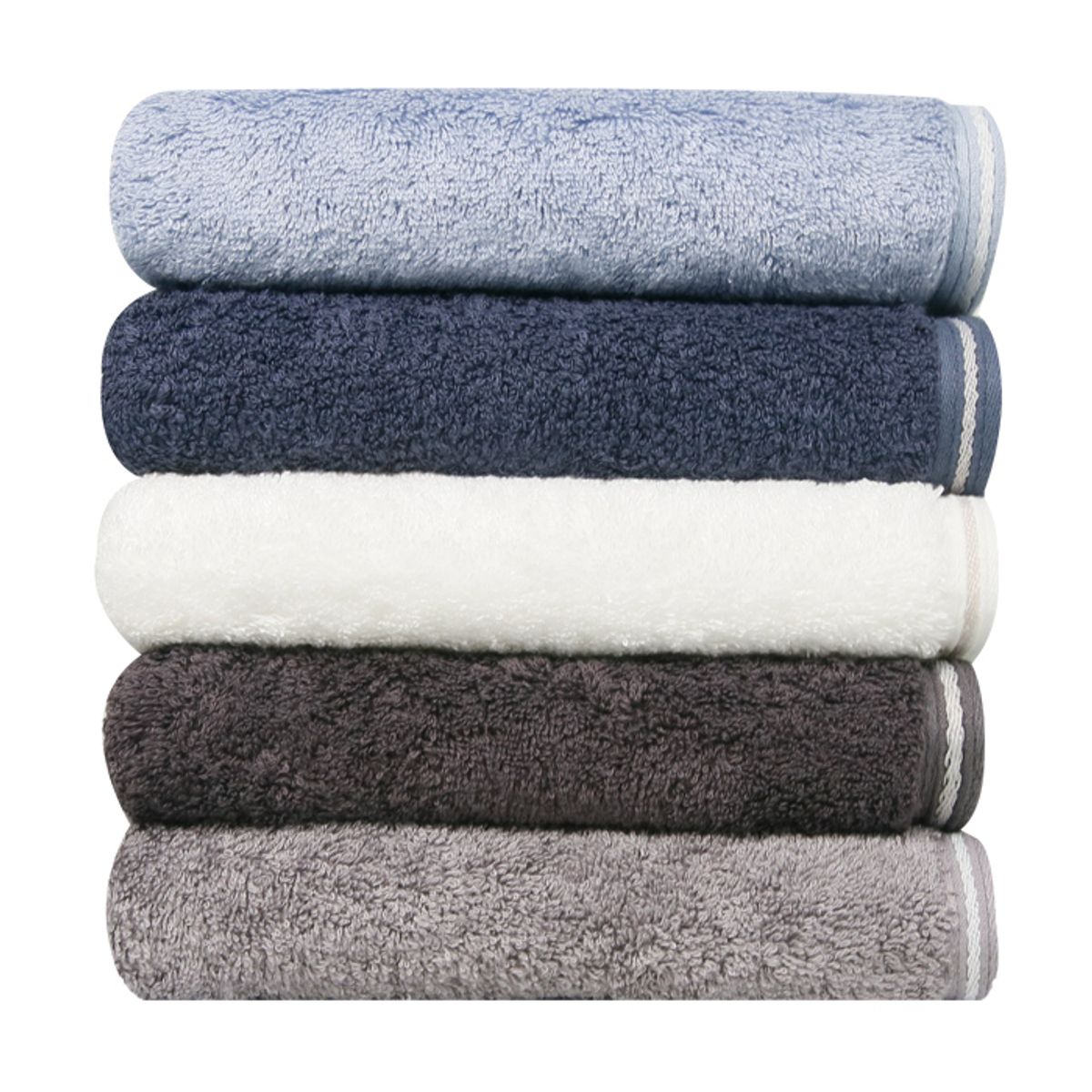 송월타올(SONGWOL TOWEL) 솔리드혼방사무지40 세면타올 5매