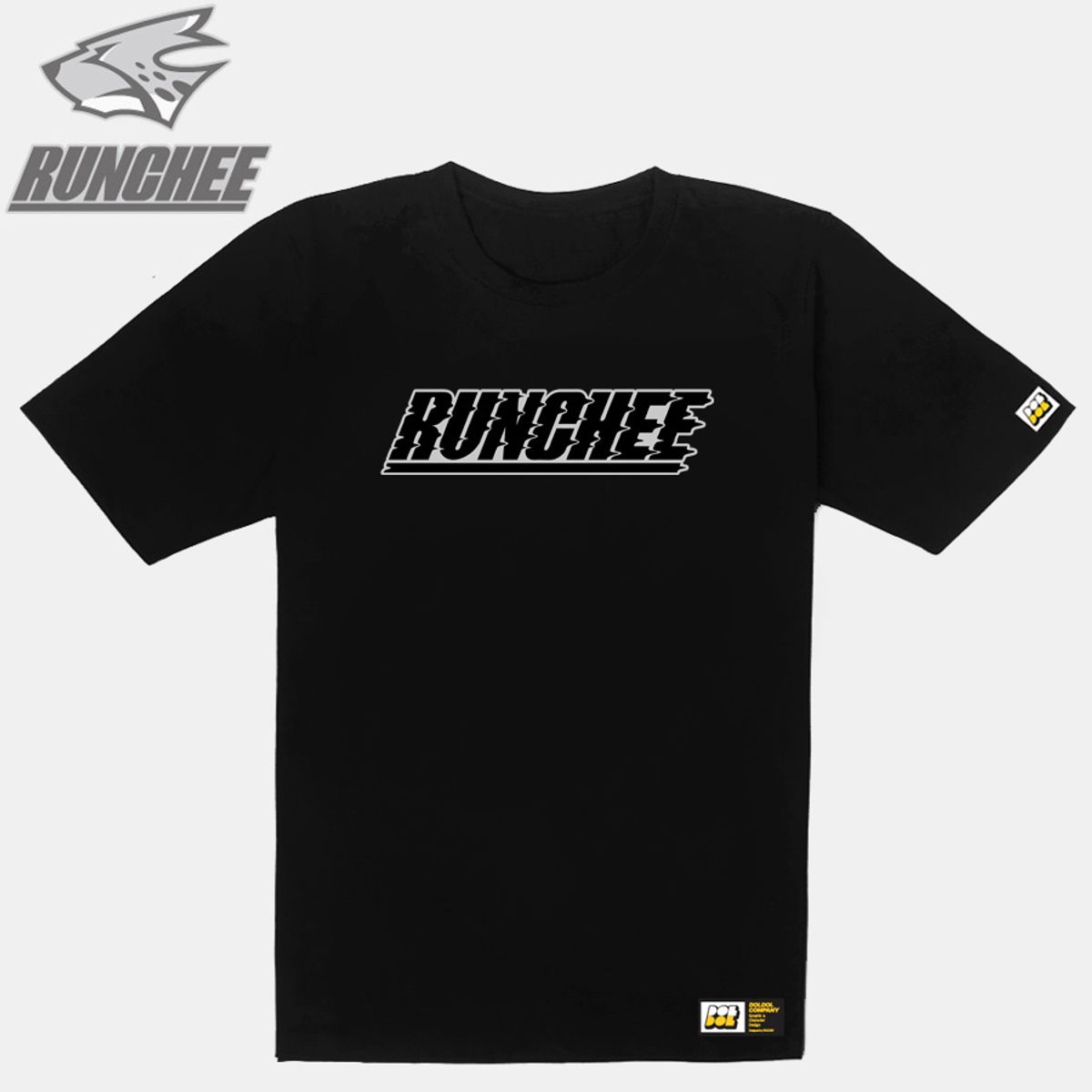 돌돌(DOLDOL) RUNCH-T-25 런닝 치타 런치 캐릭터 그래픽 티셔츠