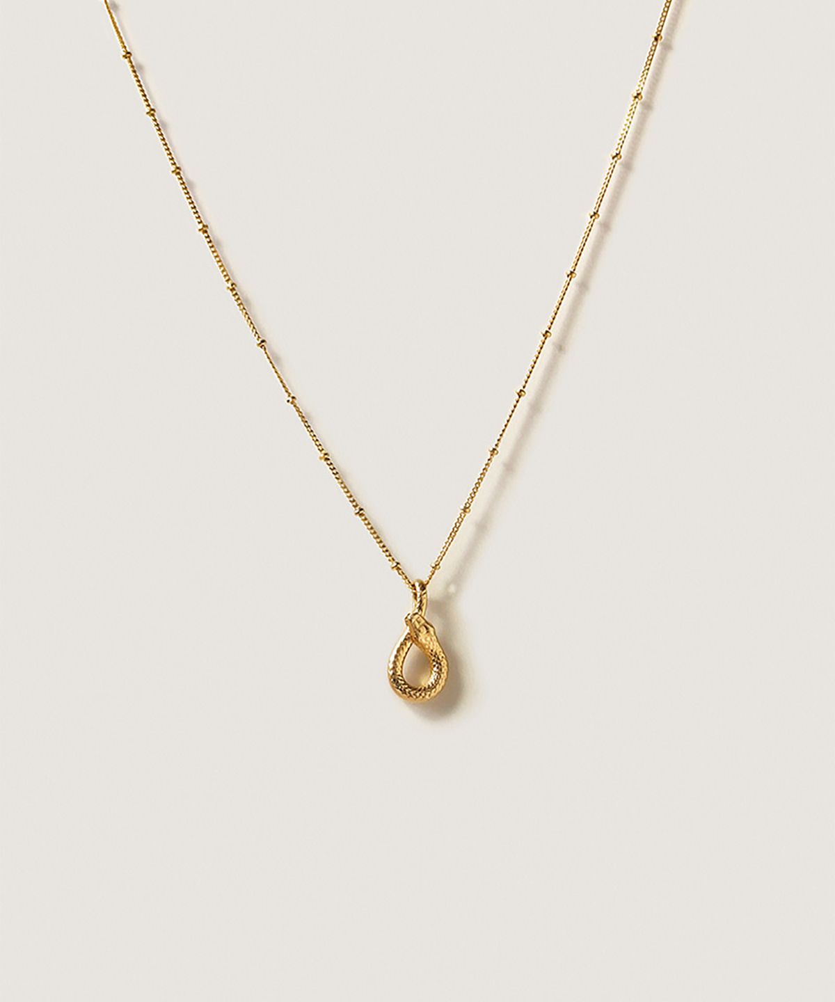 노이에블리테(NEUEBLUTE) Circle Snake Necklace