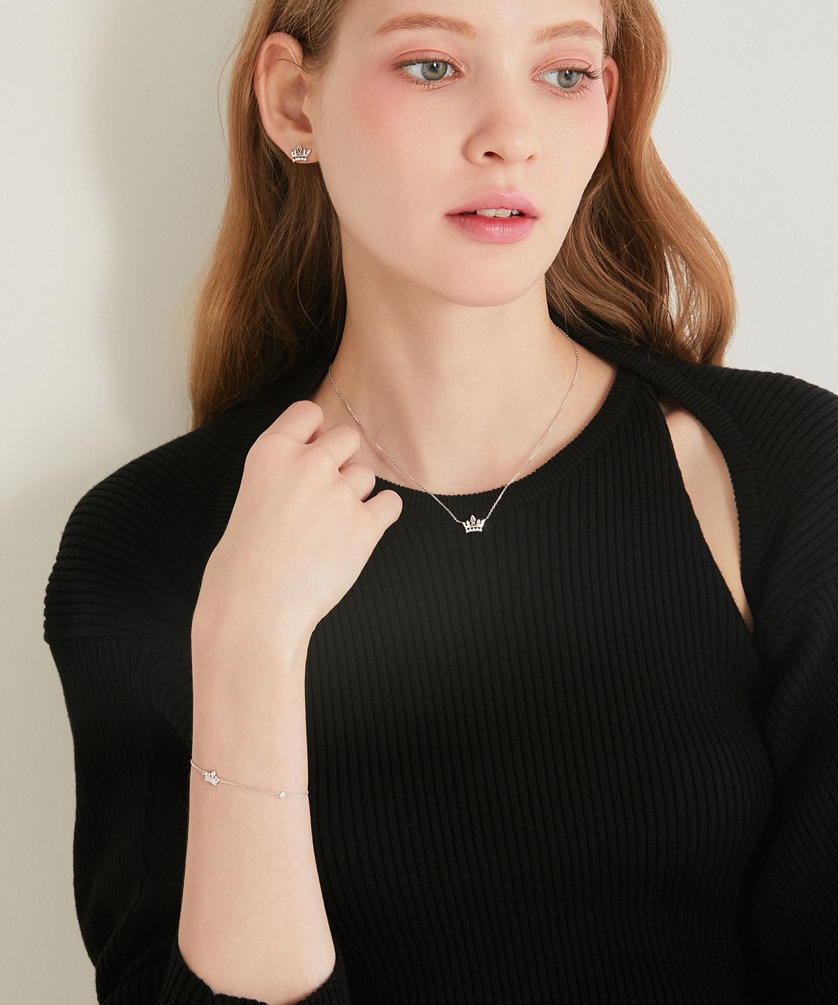 제이에스티나(JESTINA) Piccolo Sinumere Tiara 팔찌 (JJT1BQ5AS922SW7S0)