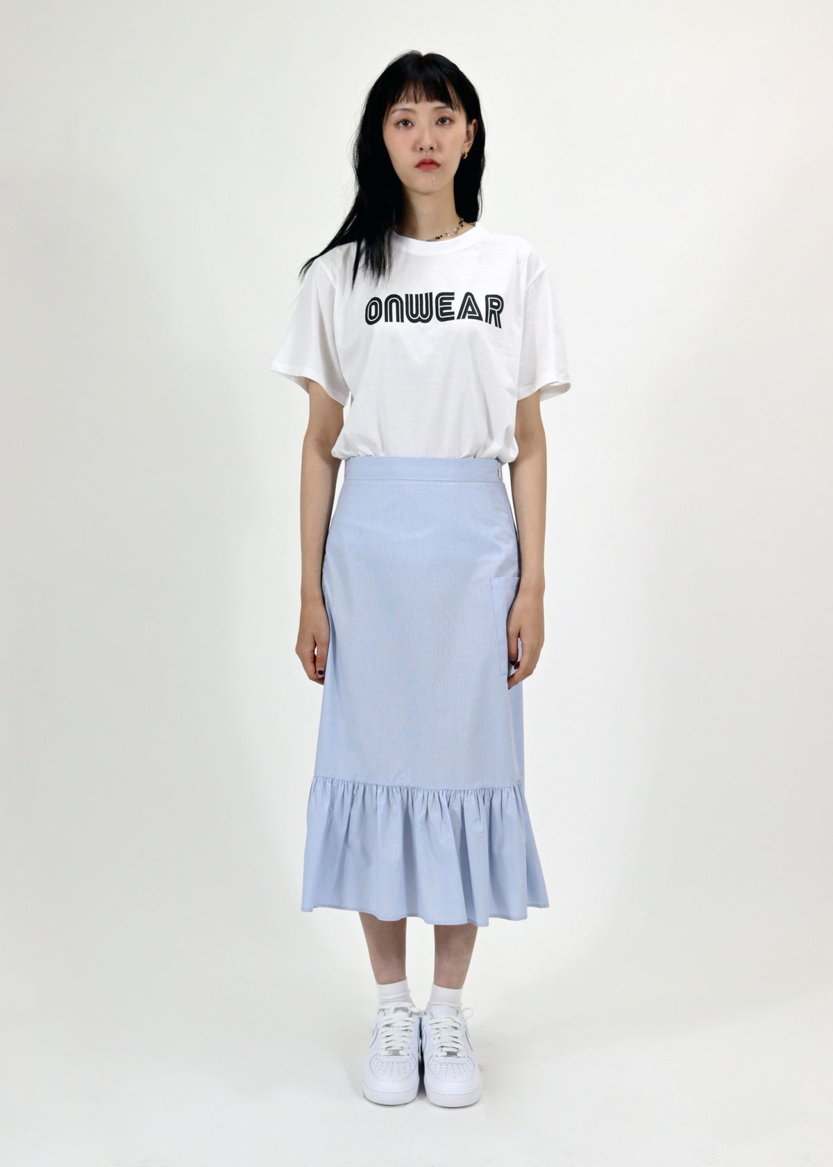 온웨어(ONWEAR) ONWEAR LOGO T-SHIRT_WHITE