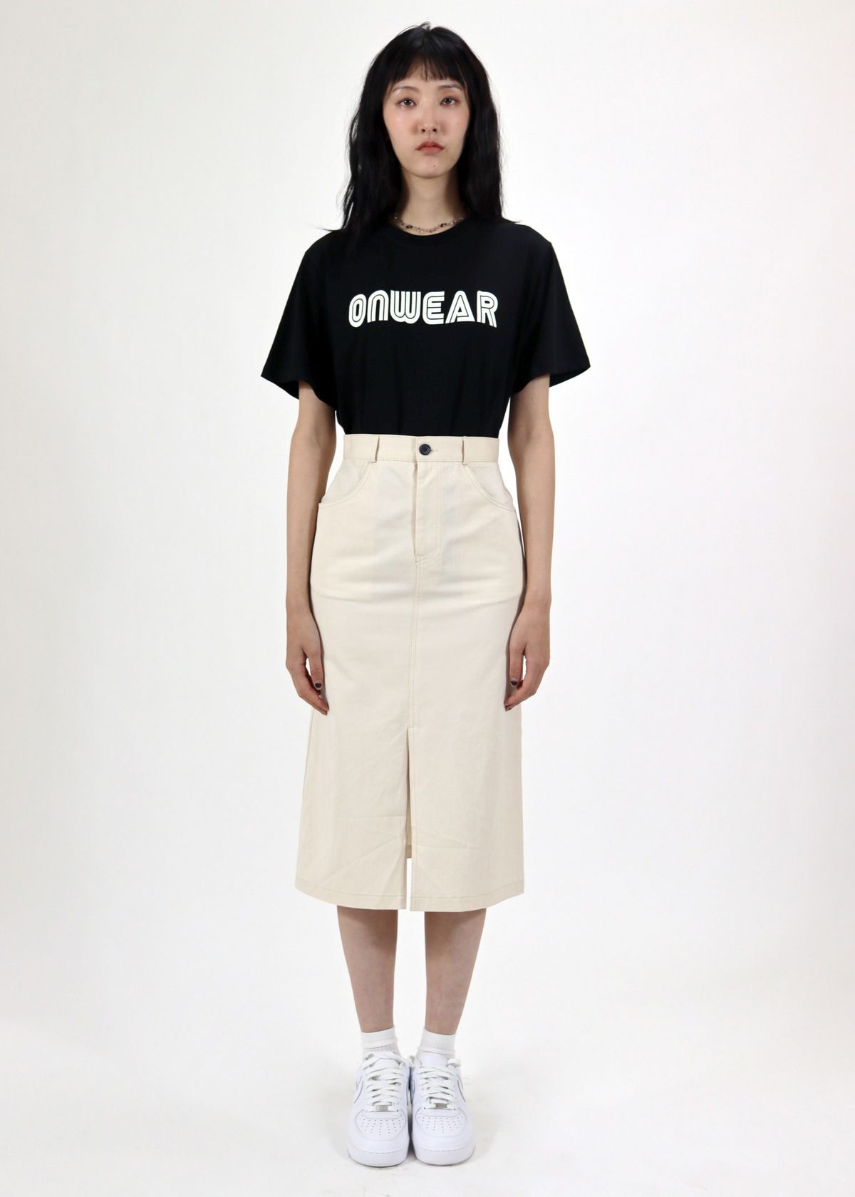 온웨어(ONWEAR) ONWEAR LOGO T-SHIRT_BLACK