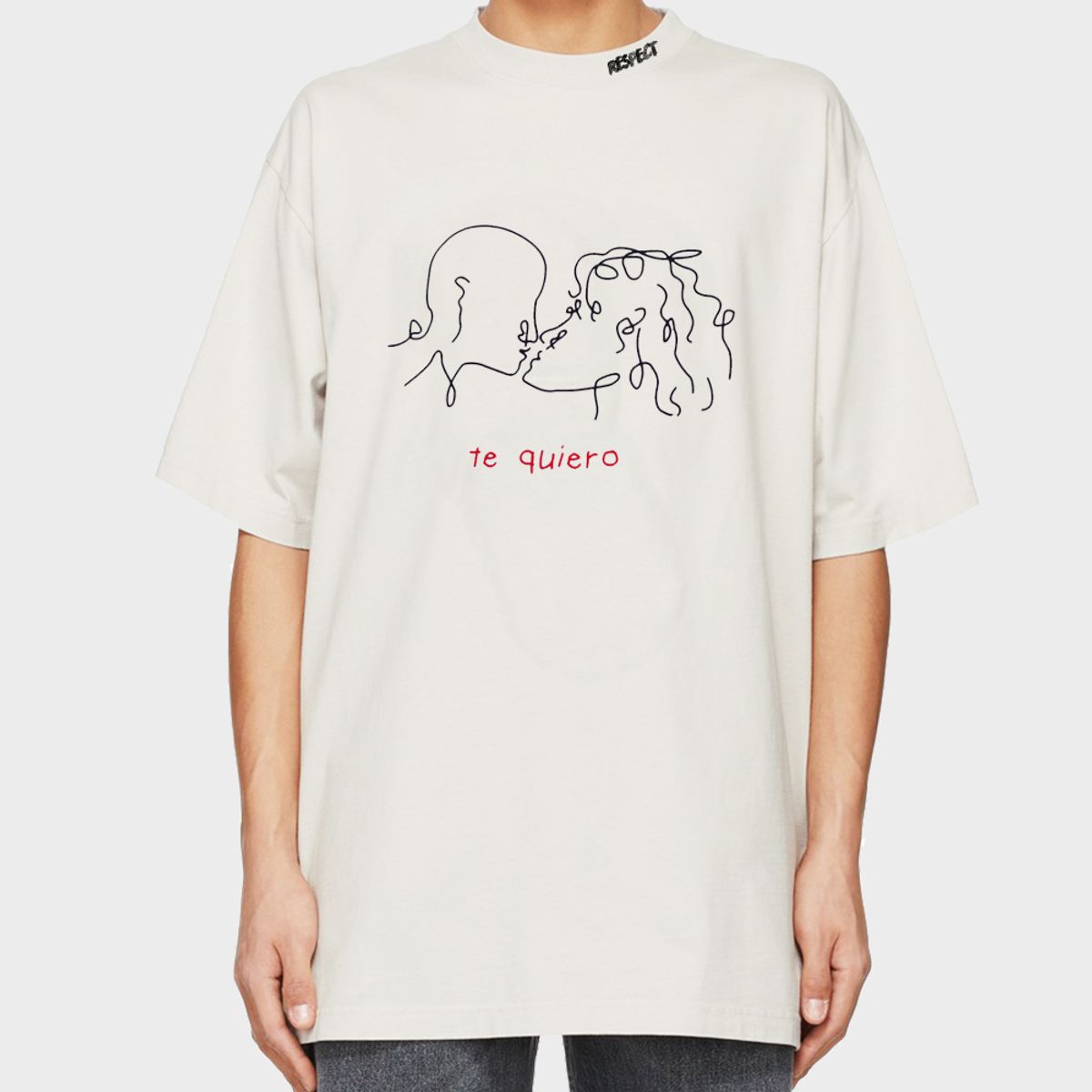 리스펙트(RESPECT) te quiero Tee White