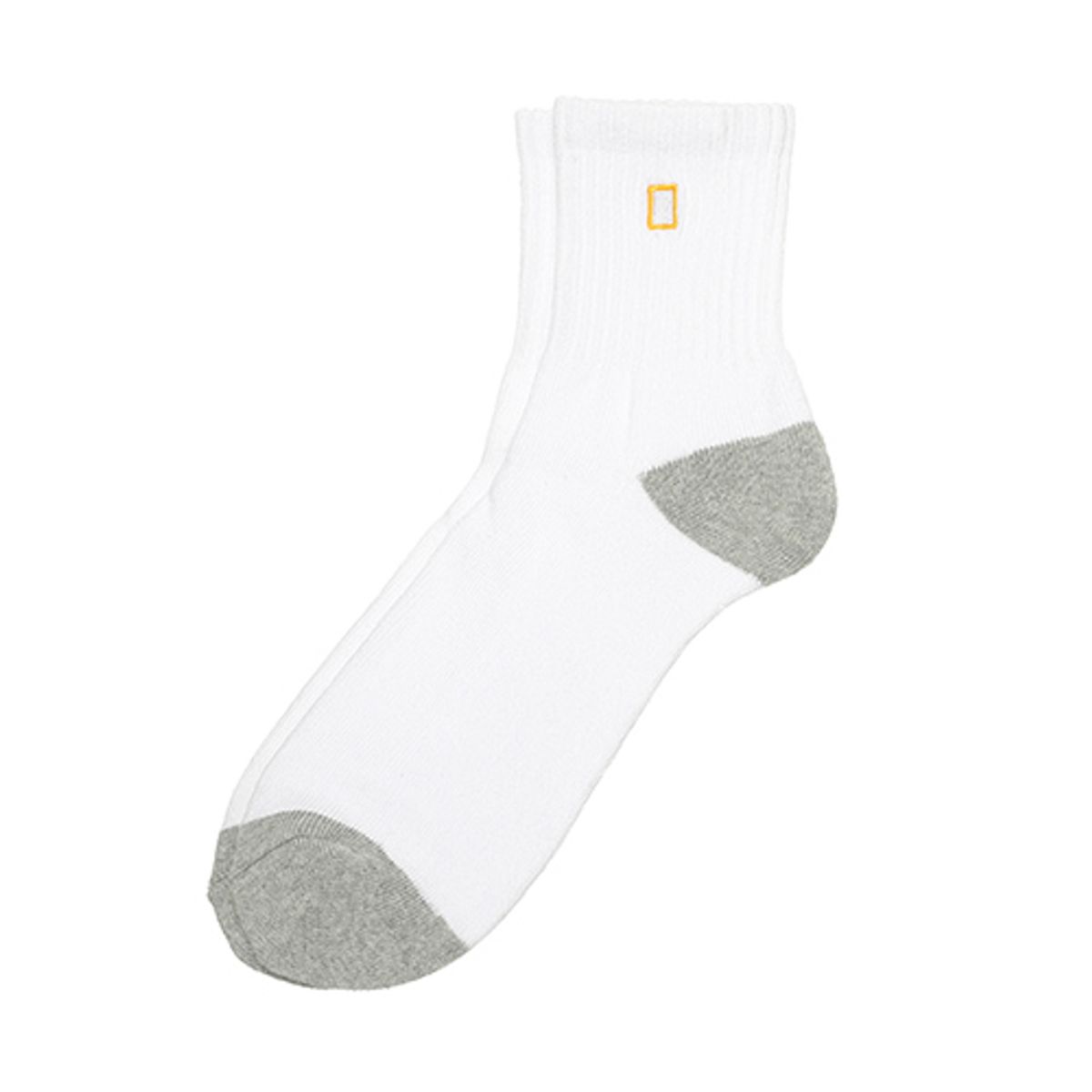 내셔널지오그래픽(NATIONALGEOGRAPHIC) N215ASO520 리사이클 스퀘어 미드삭스 WHITE