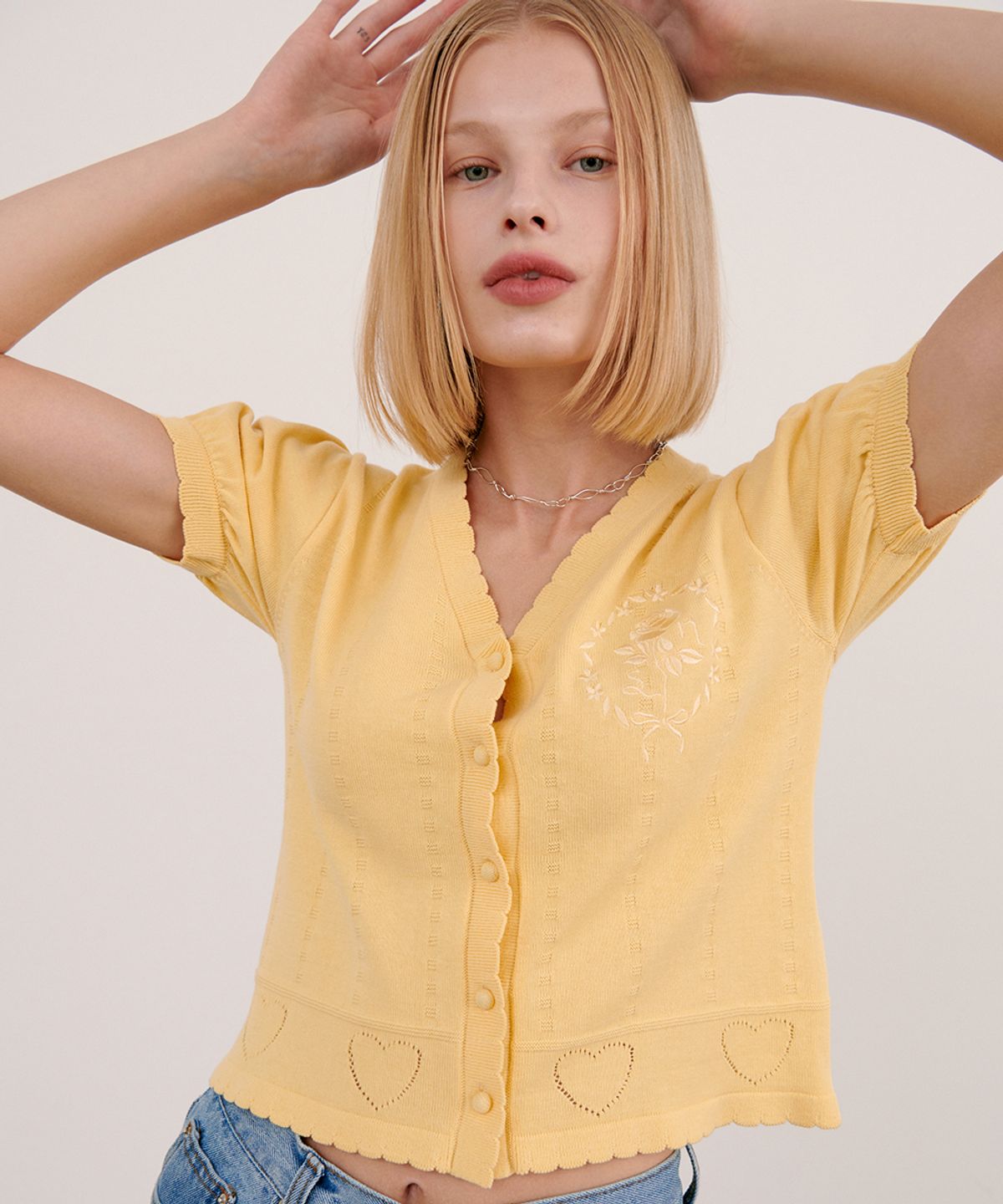 시눈(SINOON) SCALLOP CARDIGAN