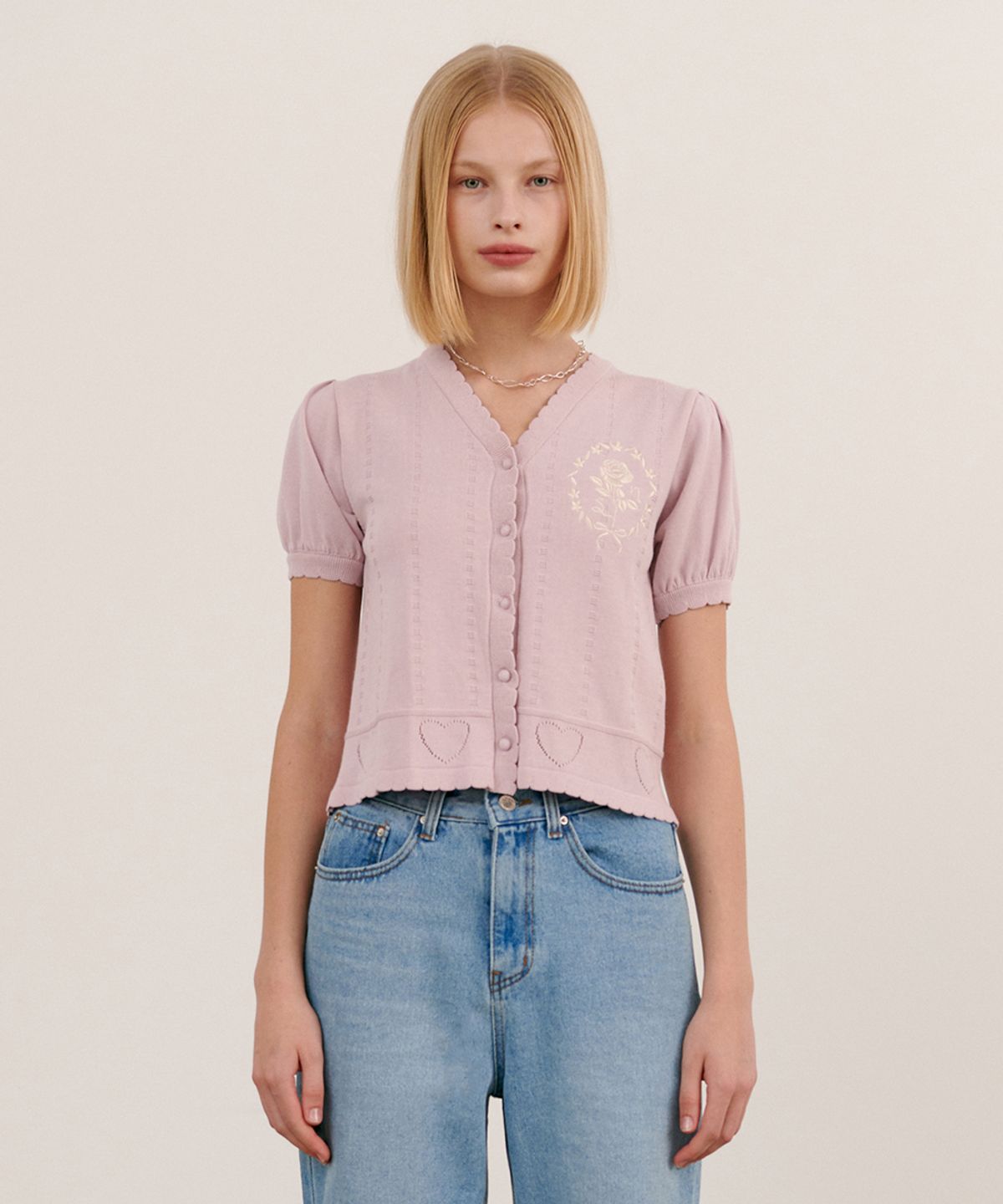 시눈(SINOON) SCALLOP CARDIGAN
